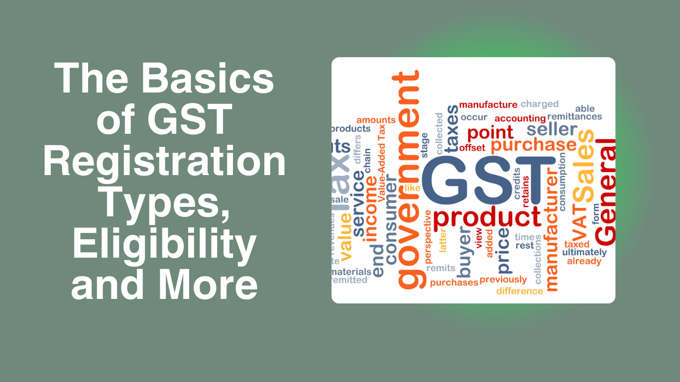 The Basics of GST Registration: Types, Eligibility and More